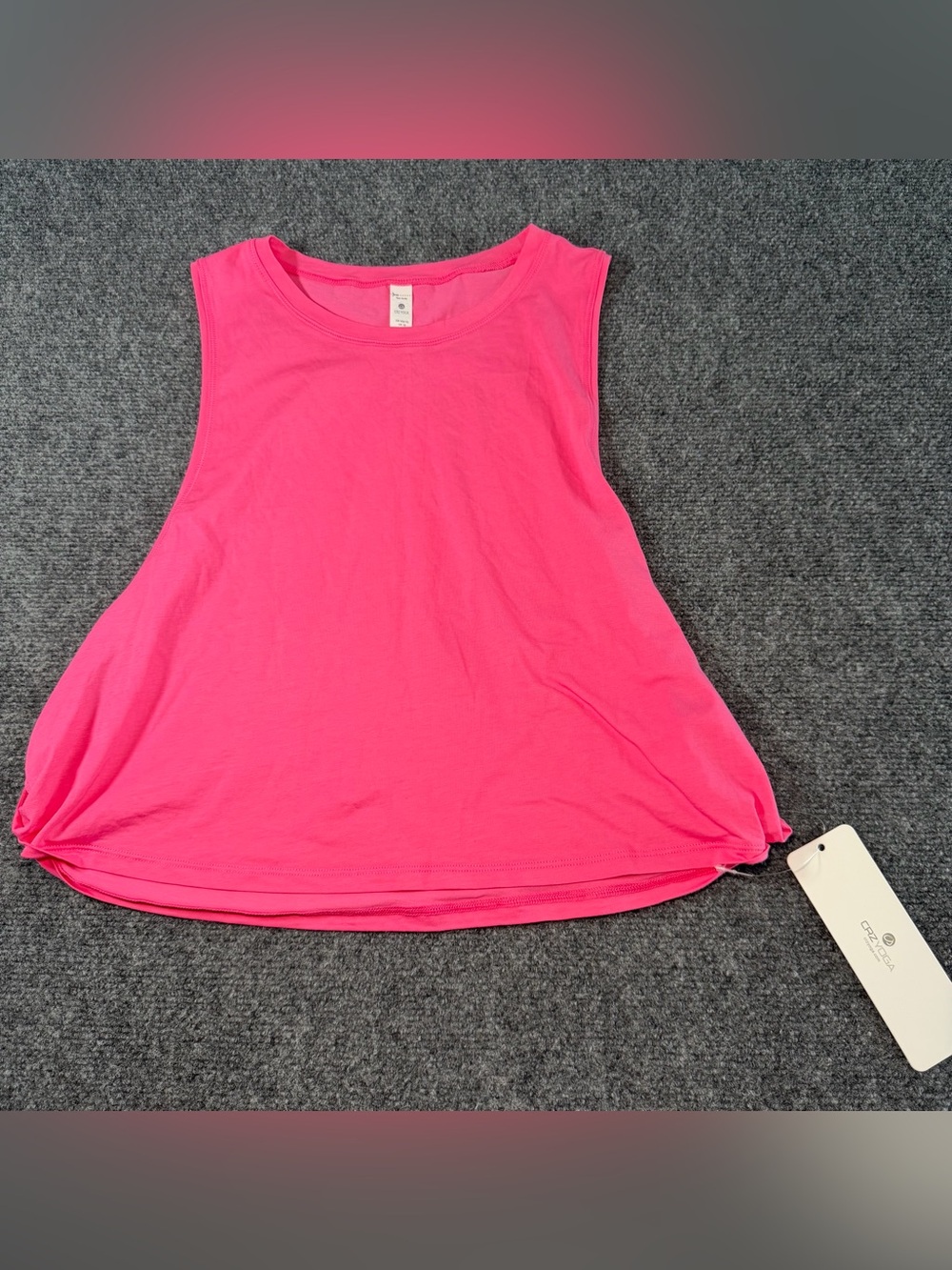 CRZ YOGA Sonic Pink Yoga Tank Top Women’s  Size Medium 8/10 Workout Gym NWT